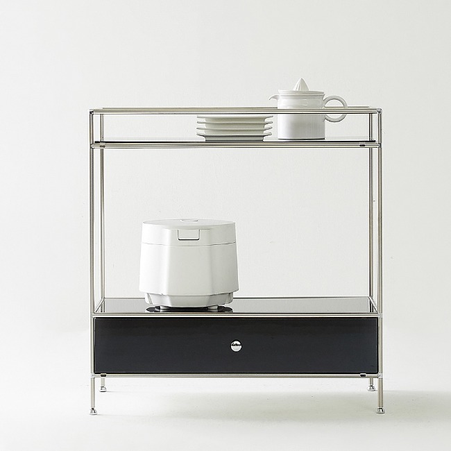 비아3 모듈 미드센츄리 UV LN 800 주방수납장 SWL237C