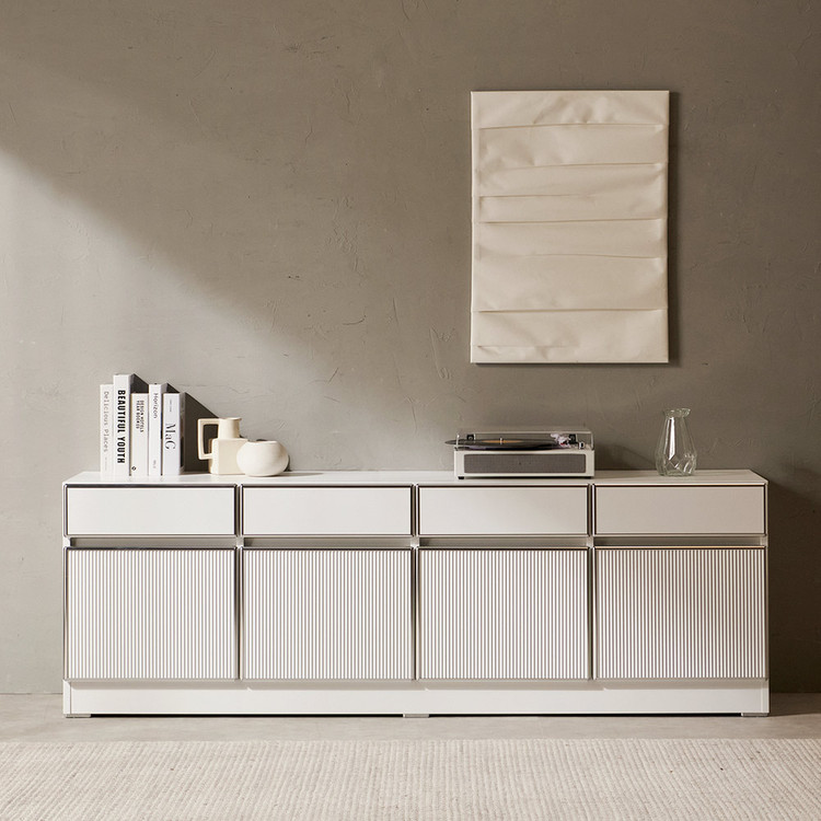 멜로 PRIME AP1800 템바보드 높은 거실장 서랍장 FEF505C